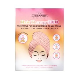 Hair Therapy Duo Box Maschera alle Ceramidi & Turbante - Maternatura