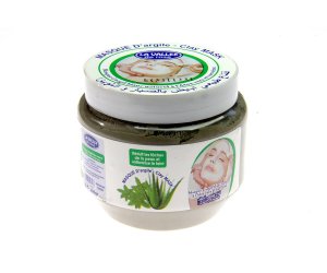 Maschera d'argilla bianca con Aloe Vera e olio essenziale di verbena