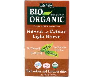 Henna Hair Colour Light Brown Tinta Biologica Naturale Castano Chiaro