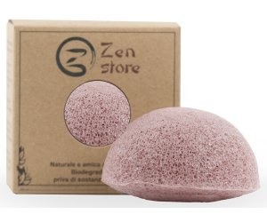 Konjac Spugna Naturale Viso Rosa Antico per Pelle Spenta