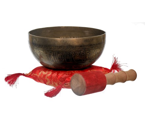 Campana Tibetana Grande con Cuscino