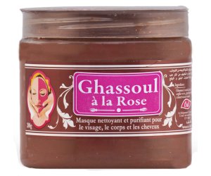 Maschera d'argilla al Ghassoul e Rose