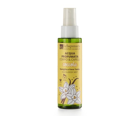 Acqua profumata corpo & capelli Vaniglia e Fava Tonka - Coccola