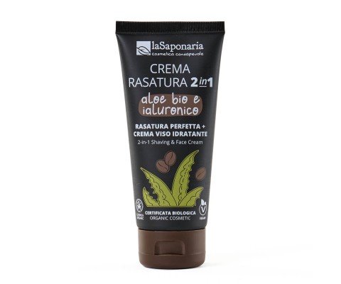 Crema Rasatura 2in1 Aloe Bio e Ialuronico