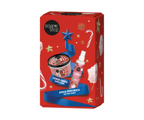 Organic Shop Cofanetto Candy Cane & Cotton Candy