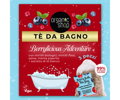 Organic Shop Tè da Bagno Berrylicious Adventure