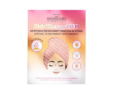 Hair Therapy Duo Box Maschera alle Ceramidi & Turbante - Maternatura