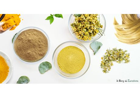 Erbe riflessanti per capelli chiari