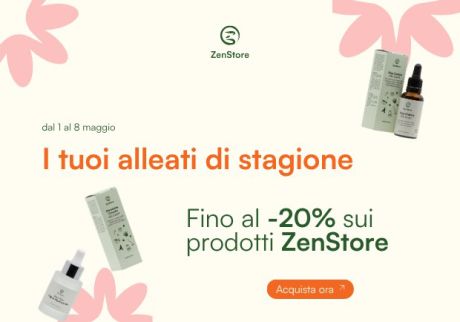 Sconto fino al 20% su tutti i Prodotti ZenStore