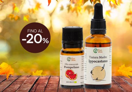 Sconti d'Autunno 🍂 Fino al -20% su Prodotti Naturali per Pelle e Capelli