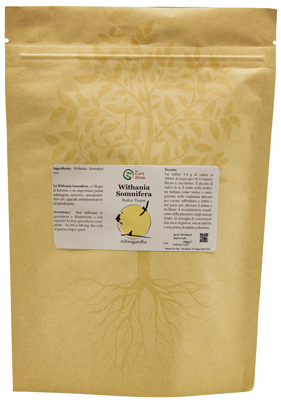 1 Lb. Ashwagandha Root Powder 16oz Non Gmo Withania Somnifera Indian Ginseng - Foto 5